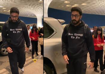 Aishwarya Rai gets snapped with Aaradhya, Abhishek Bachchan at airport,  makes a statement in Rs 2.2 lakh bag, WATCH