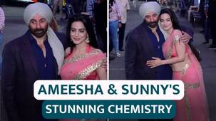 Gadar 2 stars Sunny Deol and Ameesha Patel's offscreen chemistry will make your wait for the film difficult