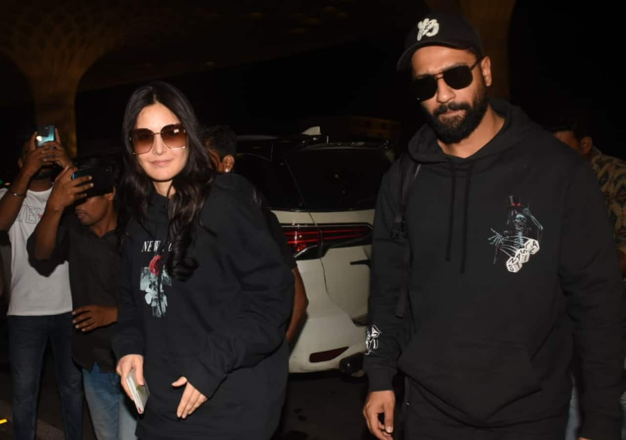 Vicky Kaushal-Katrina Kaif Win Hearts By Twinning At Airport; Here's ...