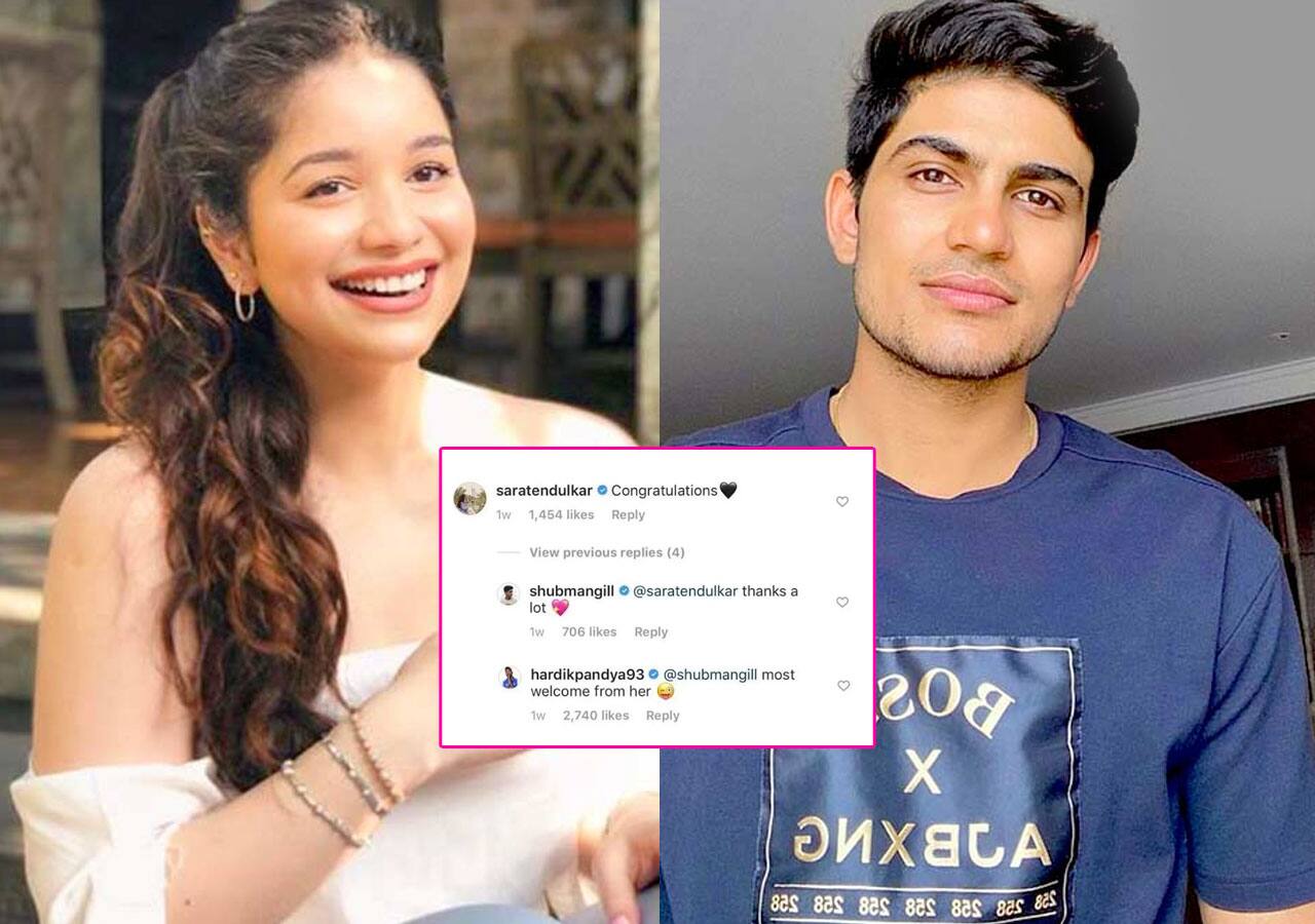 Sara Tendulkar and Shubman Gill get teased by Hardik Panday.