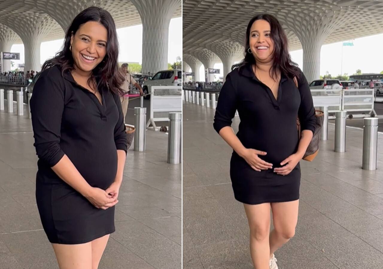 Swara Bhasker takes her first flight after announcing her pregnancy, husband Fahad Ahmed comes to see her off [Watch Video]