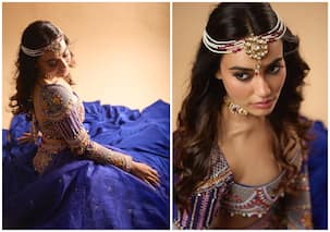Naagin 3 स्टार Surbhi Jyoti ने ब्लू लहंगे में ढाया गदर, तस्वीरें देख लोग बोले, 'ये है असली नागिन'