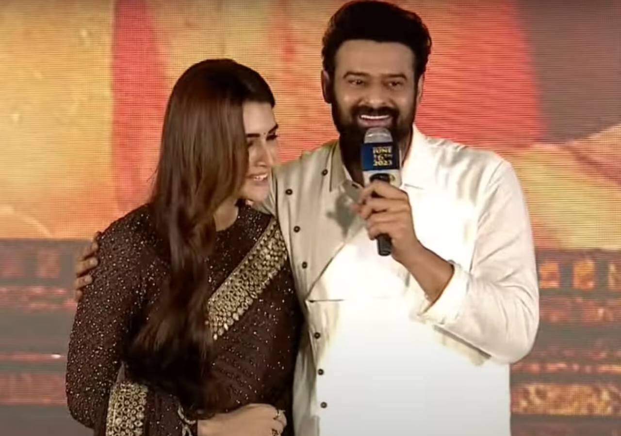 Adipurush: Prabhas stops himself in time from holding Kriti Sanon’s waist; fans laud the actor