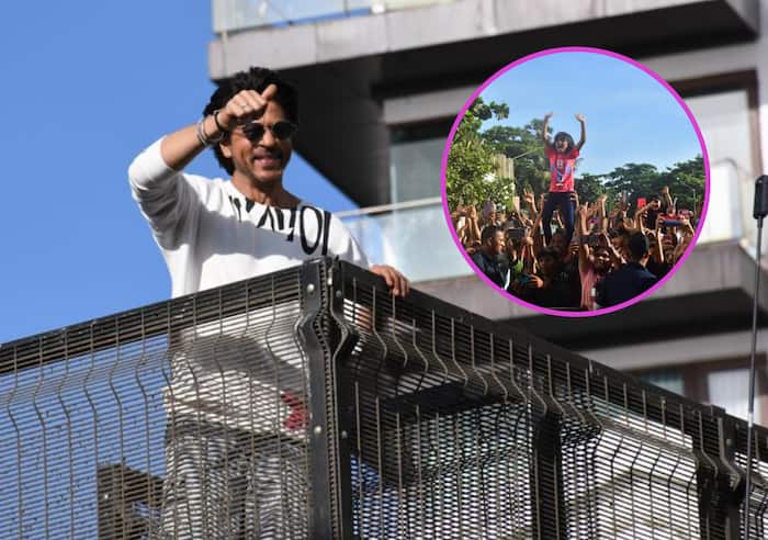 Meet one of the youngest fans of Shah Rukh Khan who gathered outside Mannat 