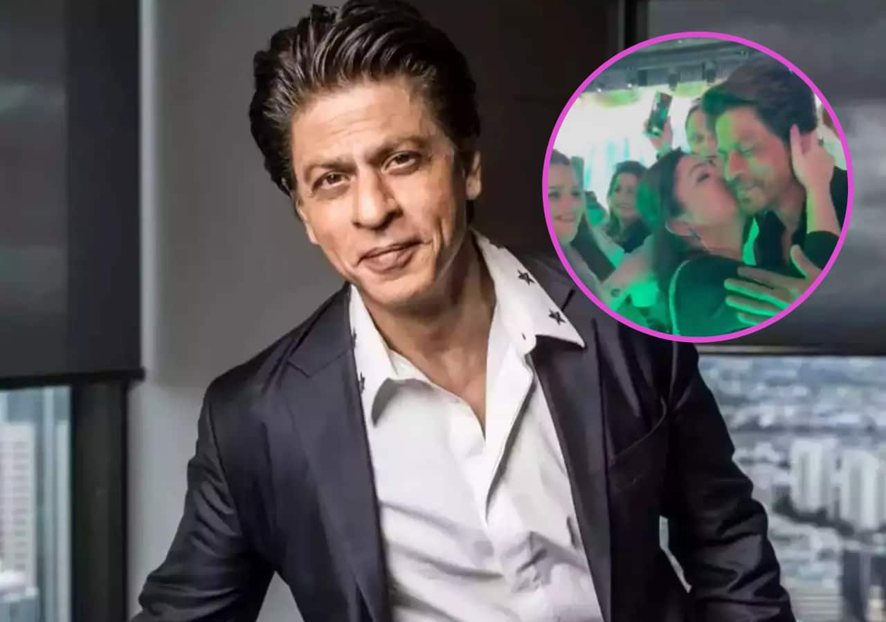 Shah Rukh Khan Fans Call Out Woman For Kissing The Jawan Star Without Permission Check Reactions 