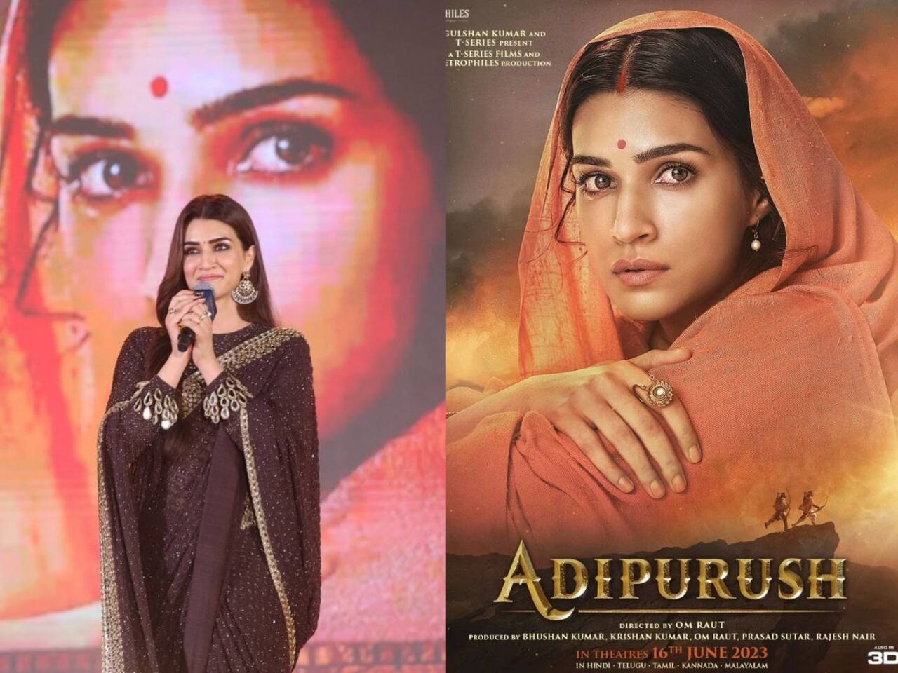 Kriti Sanon expresses gratitude for all the love on Adipurush final trailer after Om Raut kiss controversy