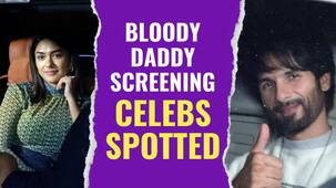 Bloody Daddy celeb screening: Mira Rajput, Mrunal Thakur and more celebs watch Shahid Kapoor's thriller