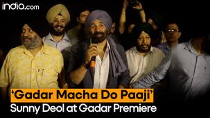Gadar premiere: Sunny Deol creates fan frenzy as he recreates his iconic dialogue, 'Hindustan Zindabad Tha, Hai Aur Rahega' [Watch]