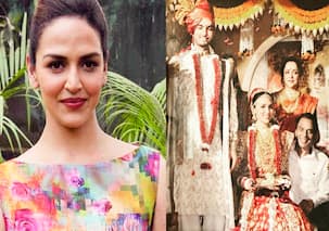 Esha Deol asks papa Dharmendra to cheer up; after he feels low due to their absence from Karan Deol’s wedding