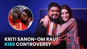 Adipurush kiss controversy: Netizens rap director Om Raut for kissing Kriti Sanon at Tirupati temple