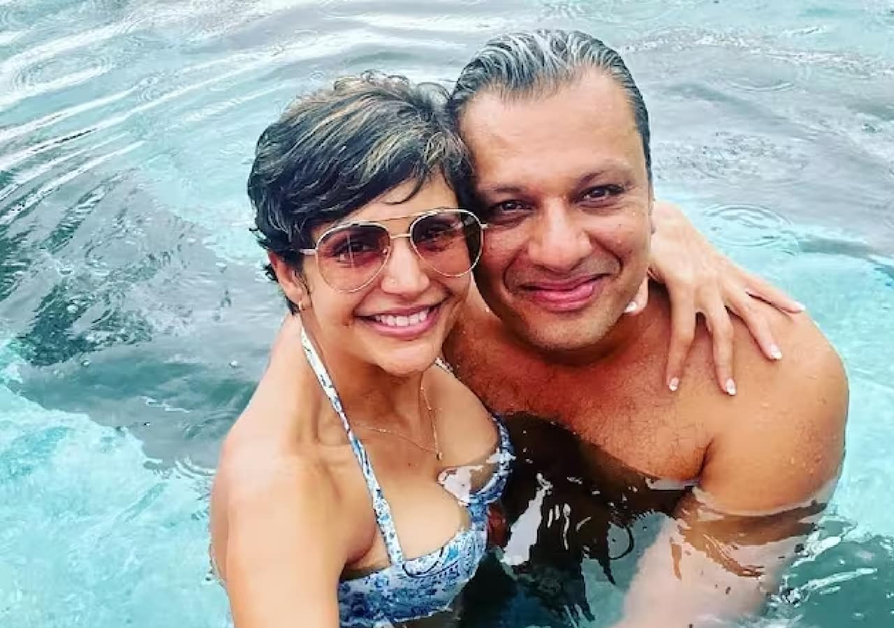 Mandira Bedi's pool pic with male friend