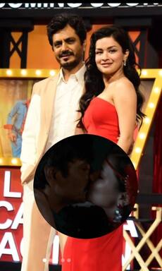 नवाजुद्दीन ने 27 साल छोटी एक्ट्रेस को किया 'किस', मचा हंगामा