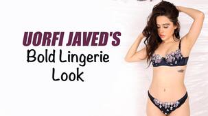 Uorfi Javed flaunts hourglass figure in a bikini but it's her firing glance that's killing