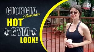 Giorgia Andriani flaunts toned physique in black sports outfit | Watch Video