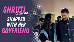 Shruti Hassan and boyfriend Santanu Hazarika indulge in PDA
