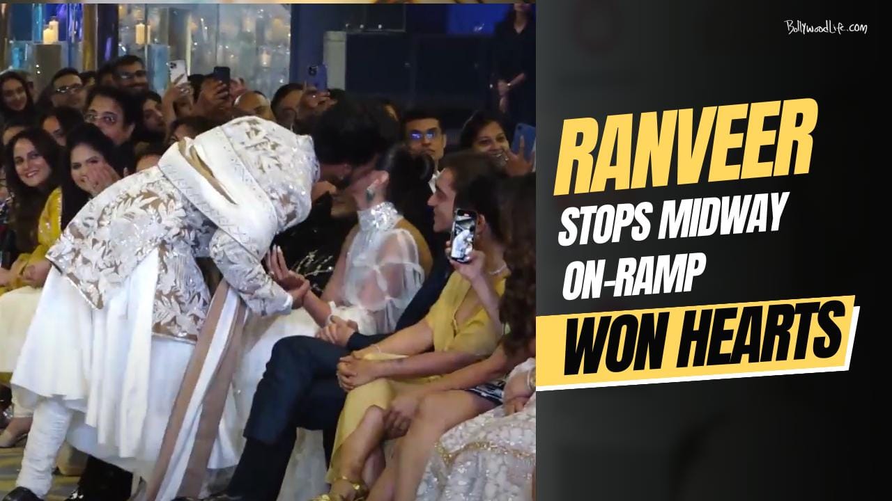 Rocky Aur Rani Kii Prem Kahaani' Star Ranveer Singh Rules The Ramp For  Manish Malhotra With Alia, Kisses Wifey Deepika