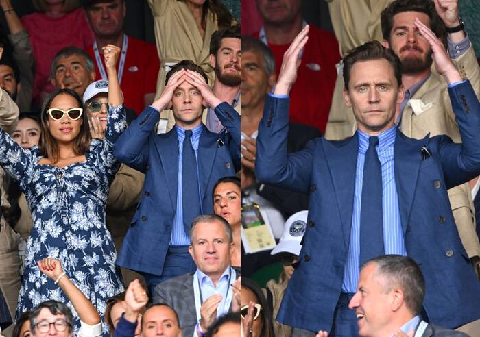 Wimbledon 2023: Tom Hiddleston and Zawe Ashton reactions from today's match 