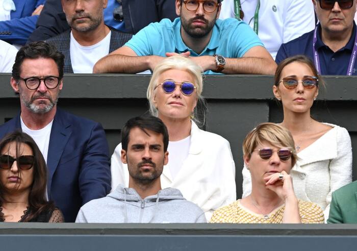 Wimbledon 2023: Hugh Jackman with Deborra-Lee Furness