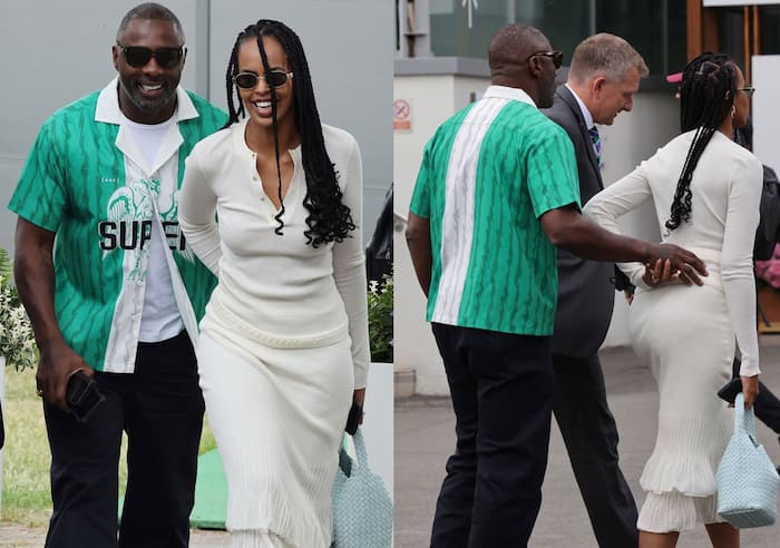 Wimbledon 2023: Idris Alba and Sabrina Elba spotted 