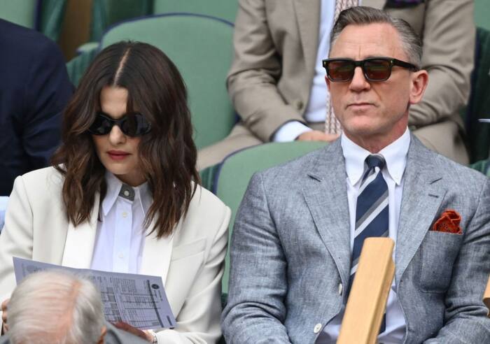 Wimbledon 2023: Daniel Craig and Rachel Weisz in the Royal Box