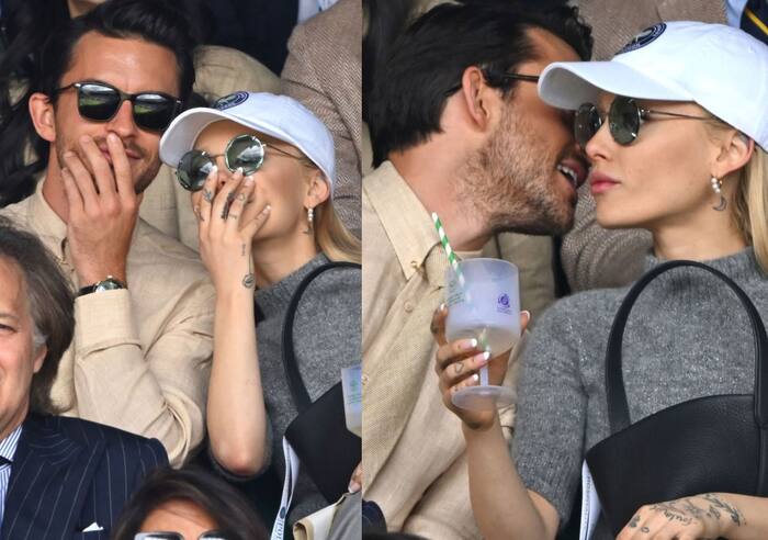 Wimbledon 2023: Ariana Grande and Jonathan Bailey's exchange