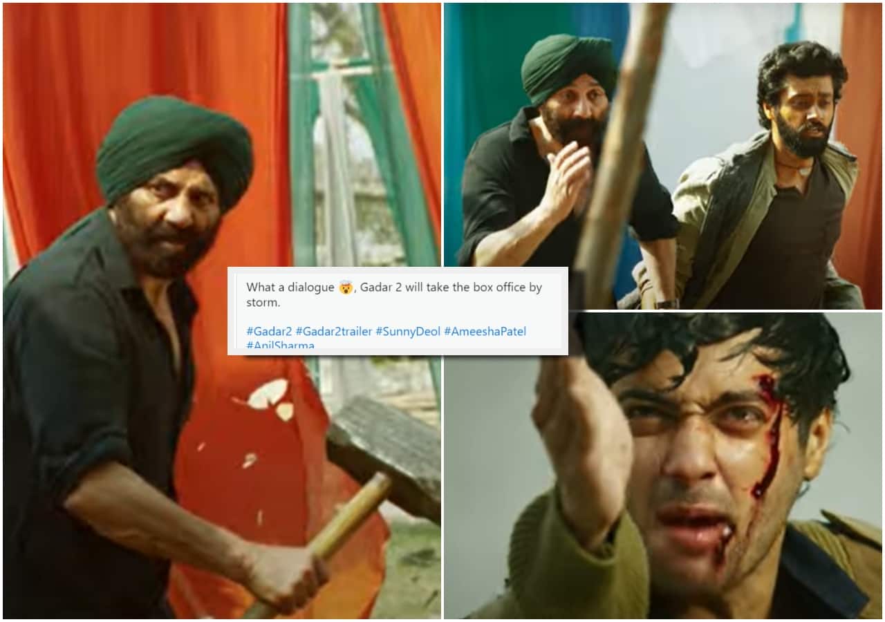 Gadar 2 Trailer Fans Reactions Netizens Hails For Sunny Deol Ameesha gadar-2-trailer-fans-reactions-netizens-hails-for-sunny-deol-ameesha