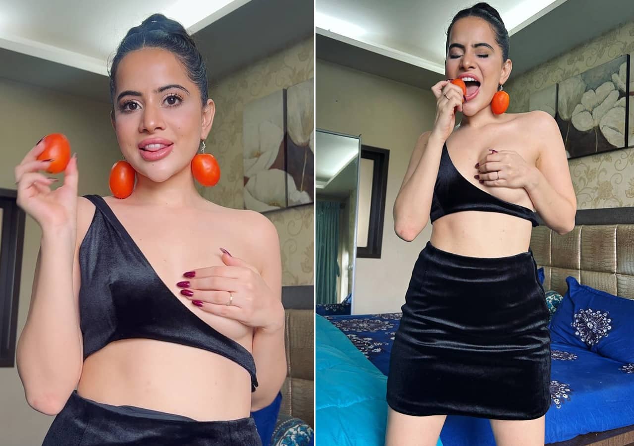 Uorfi Javed gets trolled for wearing breast-painted black dress