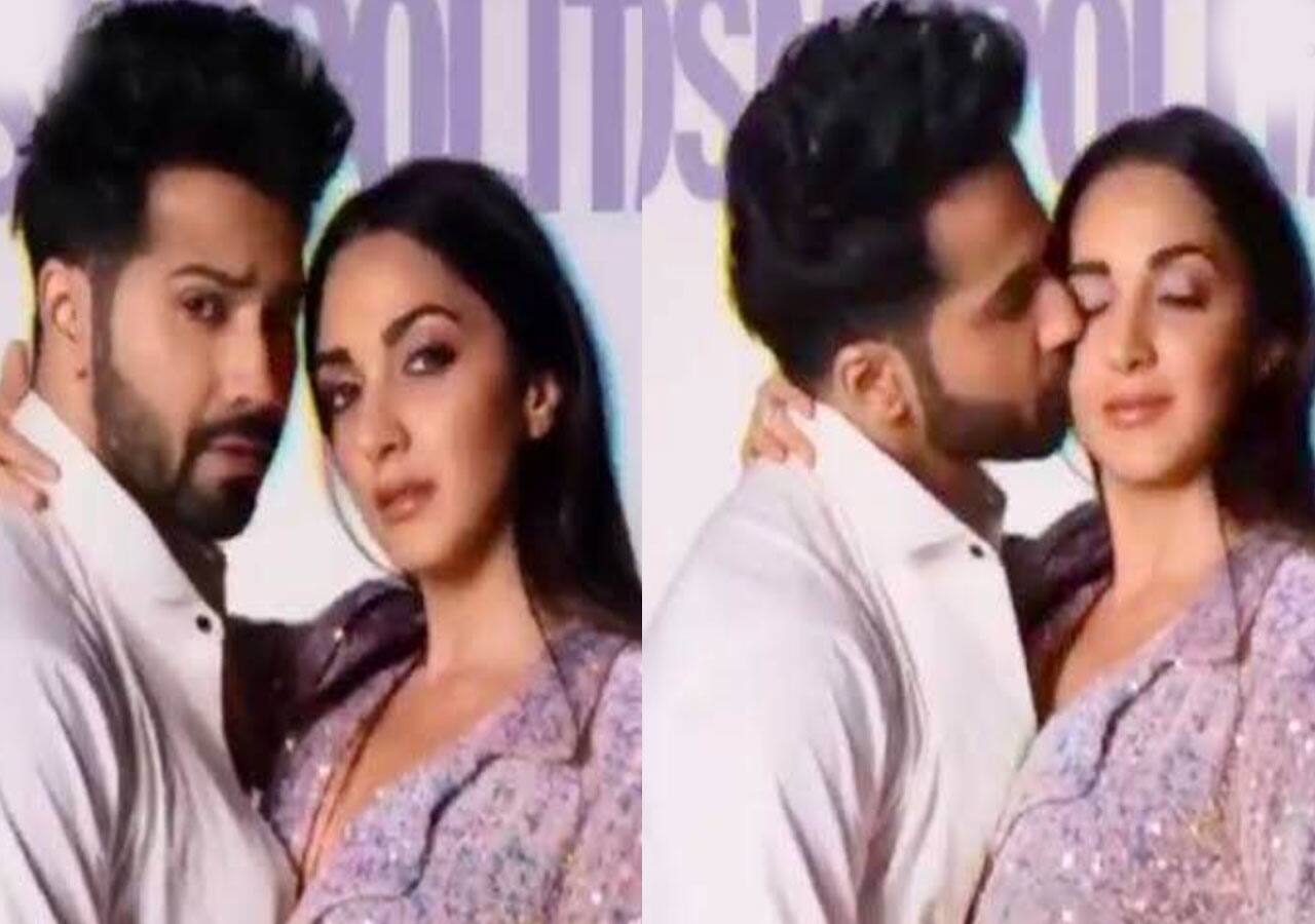 Varun Dhawan irks netizens for kissing Kiara Advani unknowingly.