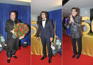 Sonu Nigam की बर्थडे पार्टी में कूल लुक में पहुंचे जैकी श्रॉफ, अनूप जलोटा ने मारी धांसू एंट्री