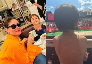 Kareena Kapoor ने शेयर की बेटे तैमूर की फोटो, वॉलीबॉल मैच का मजा लेते दिखे 'छोटे नवाब'