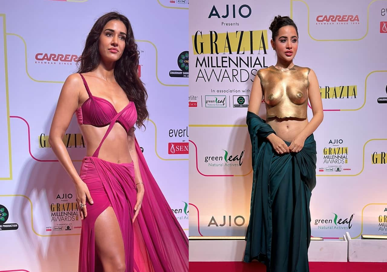 Urfi Javed and Disha Patani bring in the hotness quotient at Grazia  Millennial Awards; netizens have drastic reactions [Watch]