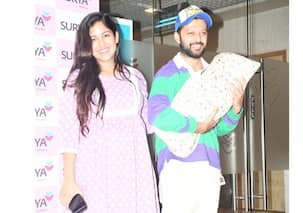 Vatsal Sheth and Ishita Dutta are all smiles as they take home their baby boy [Watch video]