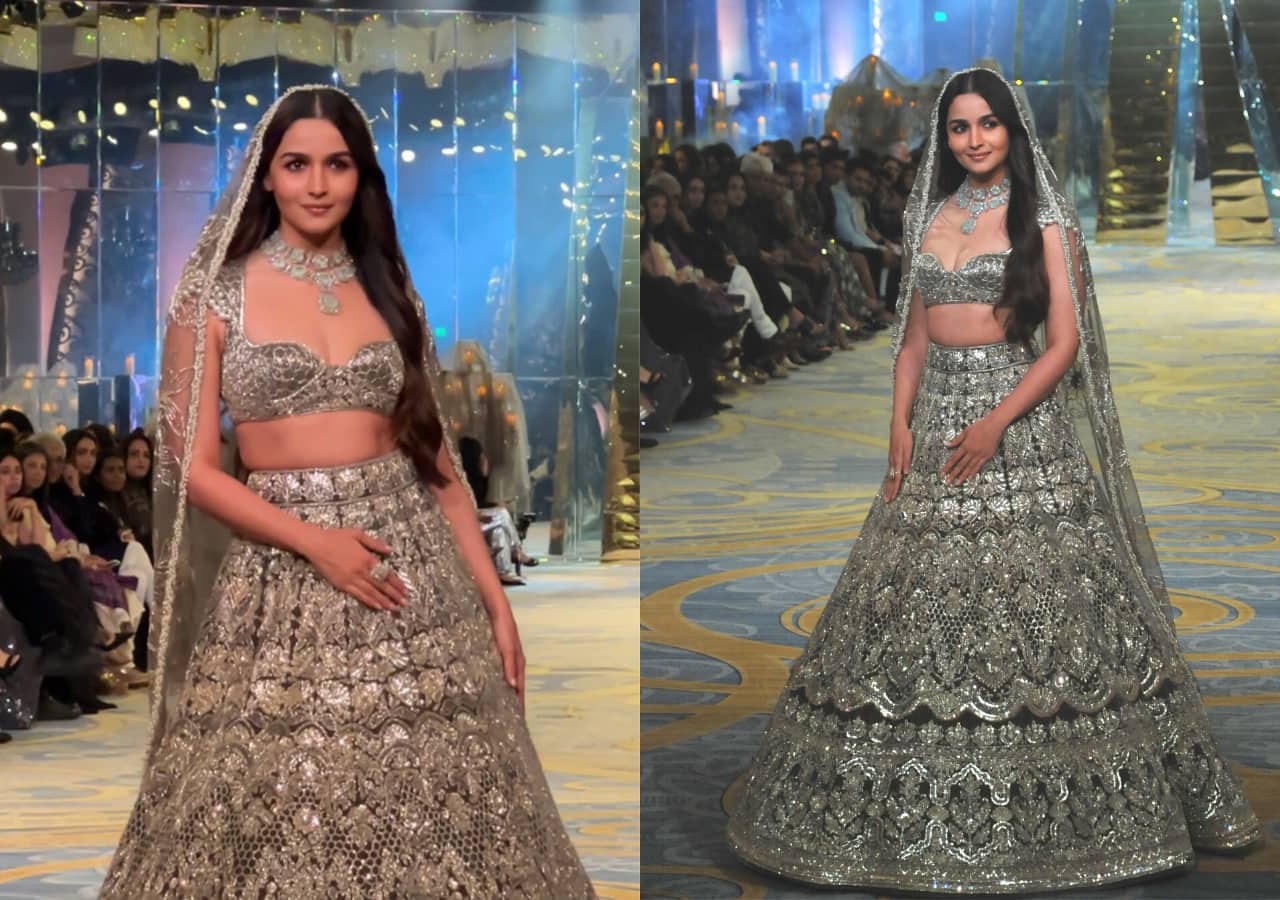 Can't get over this regal bridal look of Rocky and Rani ✨😍  @manishmalhotraworld . #aliabhatt #ranveersingh #bollywood #bollywood