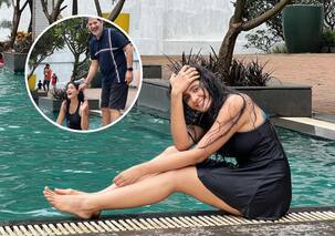 Ayesha Singh पूल में भाई संग जमकर कर रही थीं मस्ती, तभी पापा ने आकर खींचे कान