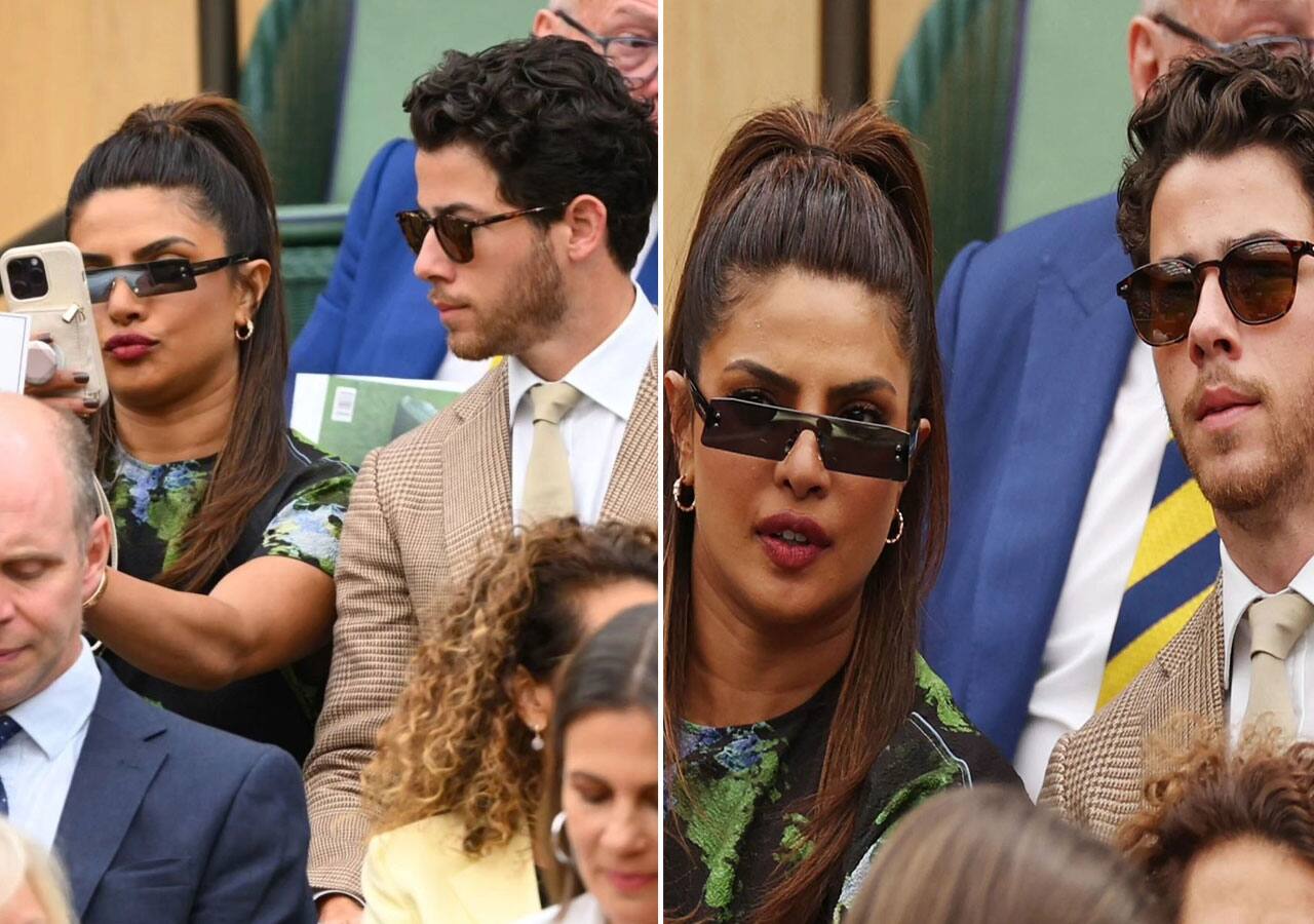 Priyanka ChopraNick Jonas enjoy Wimbledon match; Heads of State actress' many expressions grab