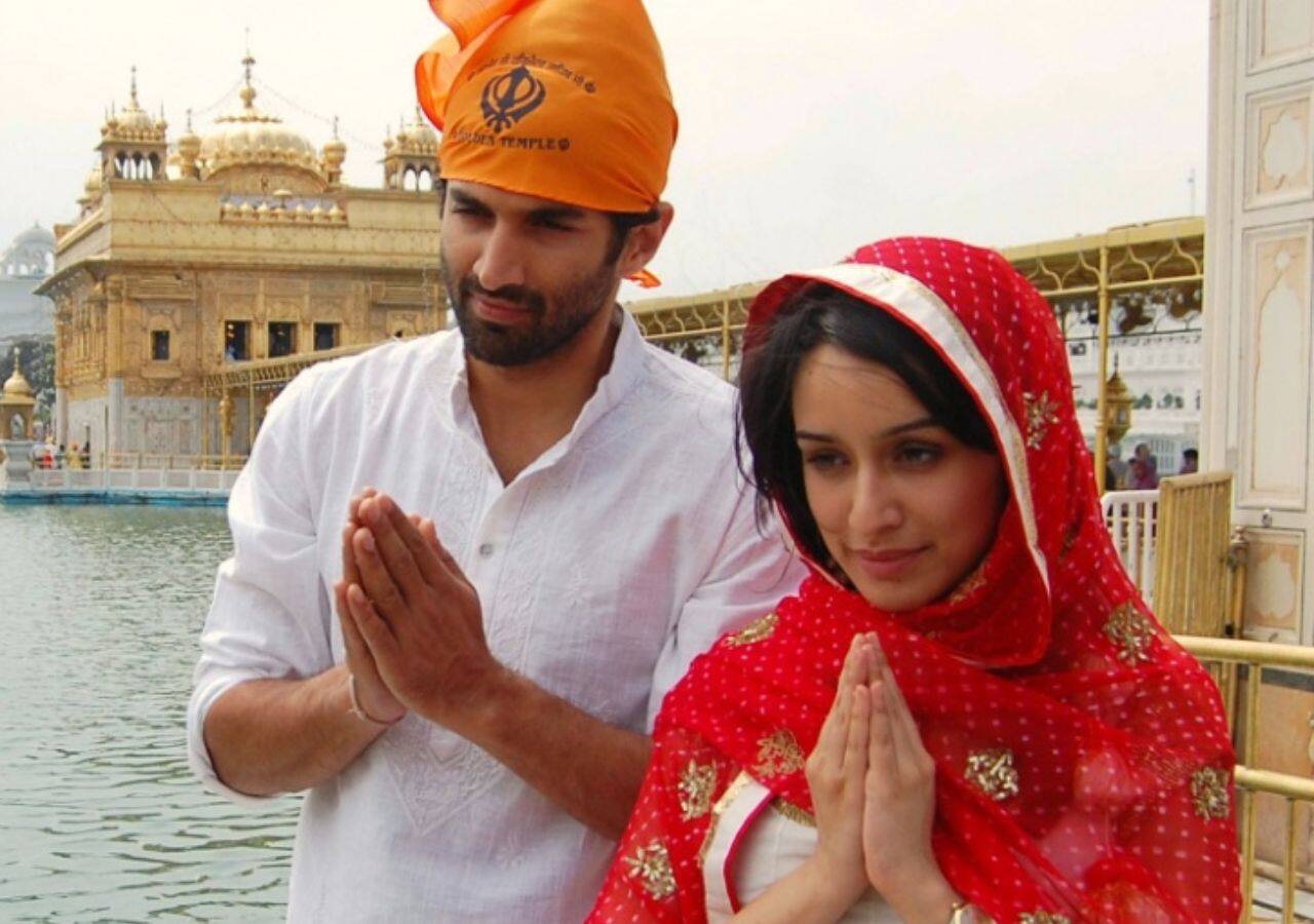 Aditya Roy Kapoor and Shraddha Kapoor’s temple run