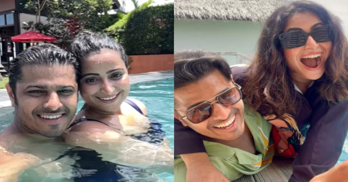 Aishwarya Sharma celebrates husband Neil Bhatt's birthday in Maldives ...