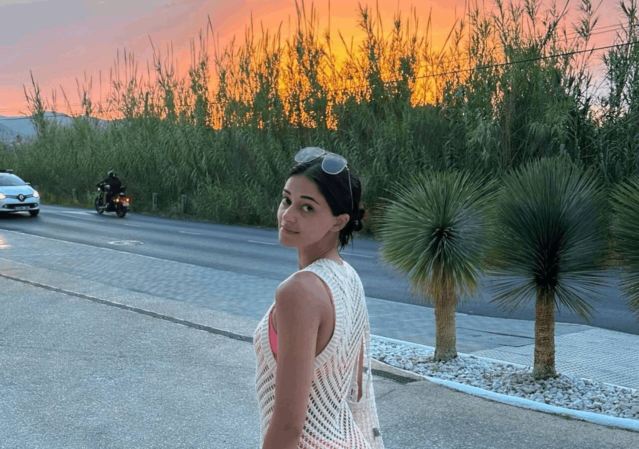 Ananya Panday being a poser in Ibiza