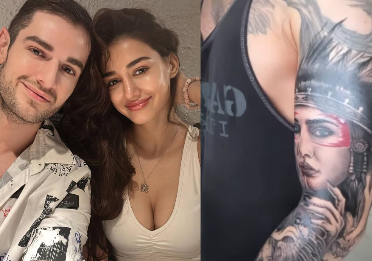 Disha Patanis alleged boyfriend Aleksandar Ilic takes love to the next level; gets her face tattooed on his arm Watch