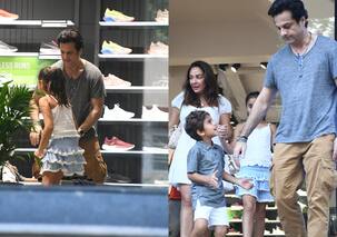 Fardeen Khan takes wife Natasha and kids out shopping amidst divorce rumours [VIEW PICS]