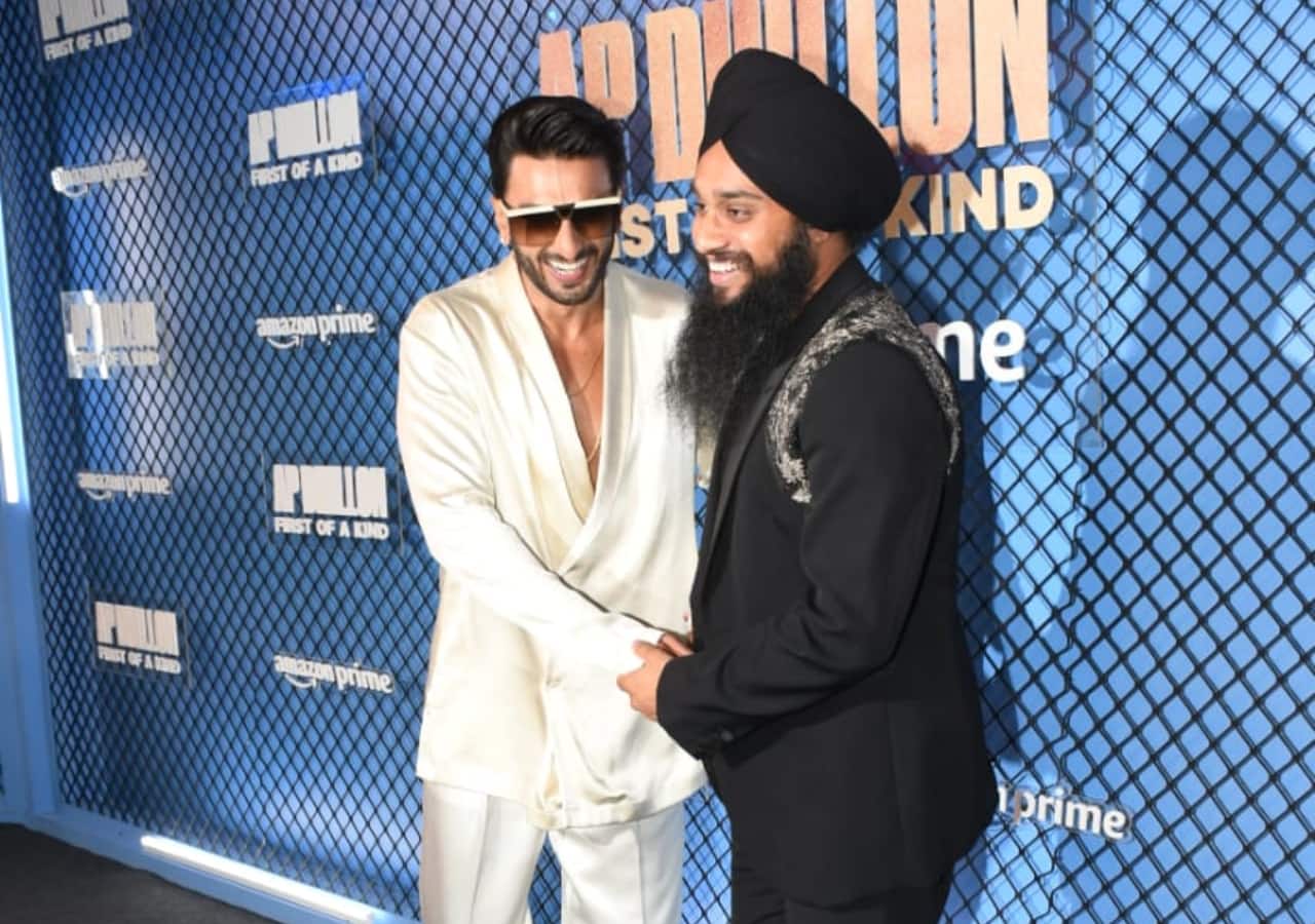 AP Dhillon: First Of A Kind screening:  Ranveer Singh and Shinda Kahlon