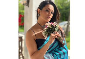 Steal These Blouse Designs From Anita Hassanandani's Closet And Give Your  Saree A New Twist!
