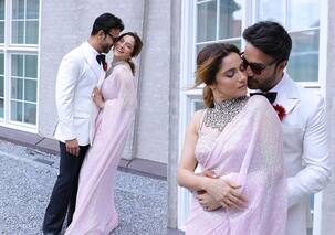 Ankita Lokhande gets kisses from hubby Vicky Jain as they turn Indian Barbie and Ken [View pics]