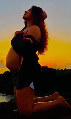 Aashka Goradia flaunts her fully grown baby bump; a look at actress who stunned with their pregnancy pictures