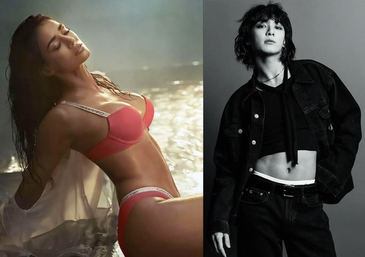 BTS member Jeon Jungkook and Disha Patani trend in tandem for scorching Calvin  Klein photoshoots [View Pics]
