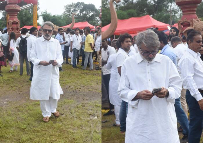 Nitin Desai Funeral: Sanjay Leela Bhansali spotted