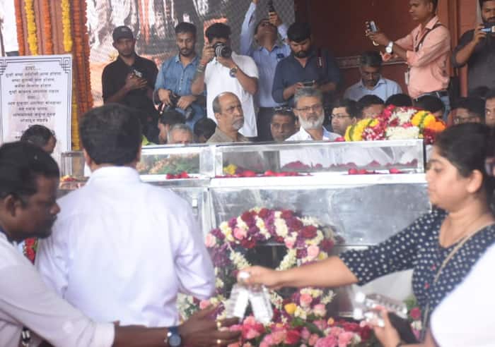 Nitin Desai Funeral: Politicians at the last rites