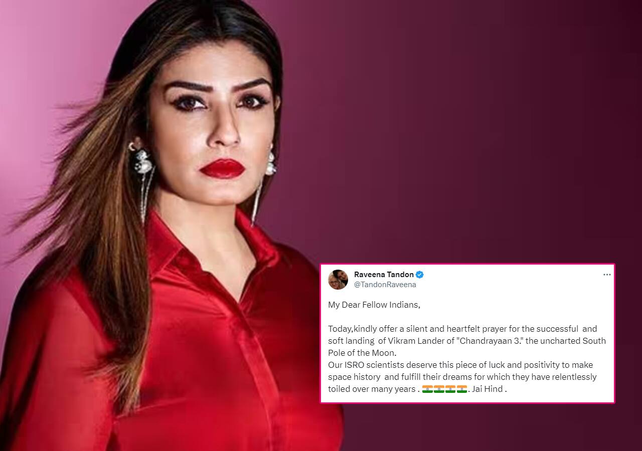Raveena Tandon urges all to pray for Chandrayaan 3