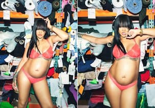 Rihanna ने बिकिनी पहन फ्लॉन्ट किया बेबी बंप, सिंगर की हर एक बोल्ड अदा ने किया मदहोश