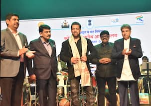 Tiger 3 star Salman Khan proves he is the swag master as he attends an event in style [View Pics]